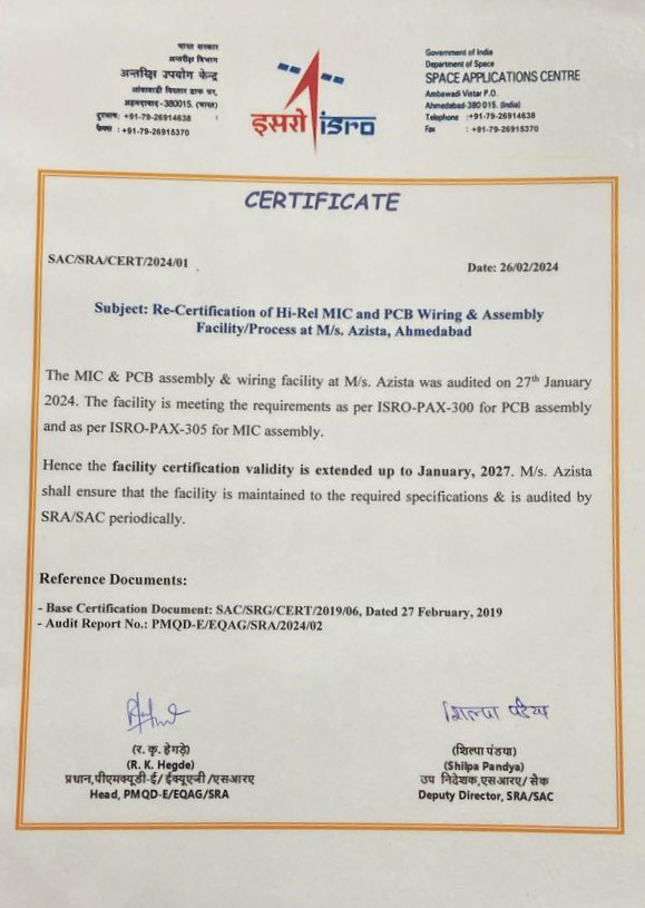 certifications