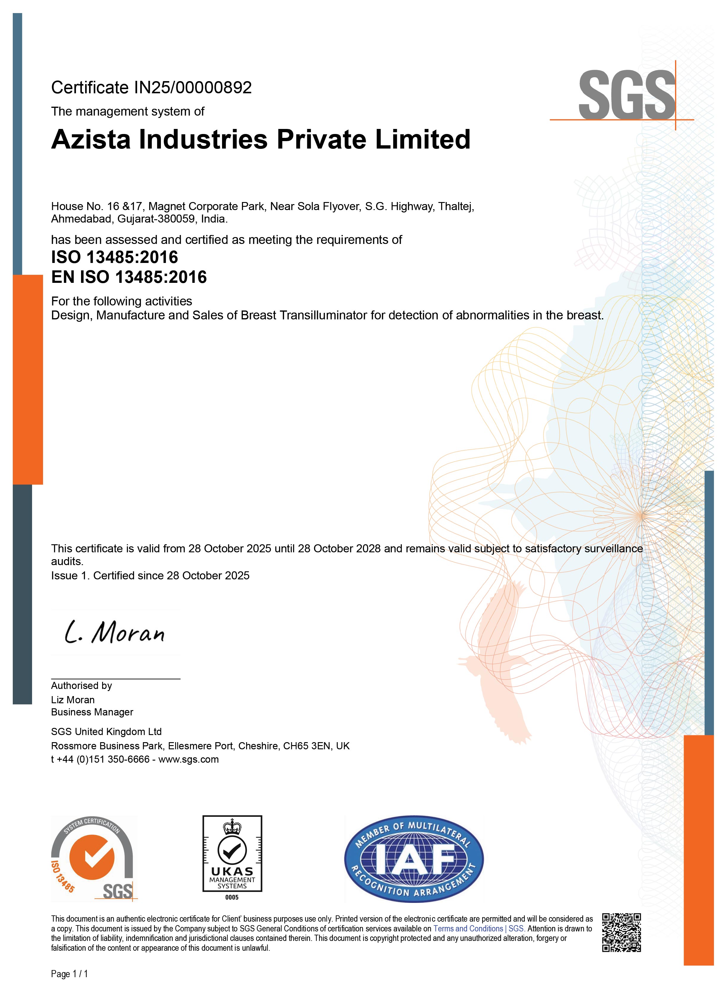 certifications